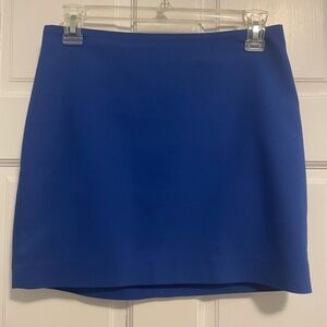 Express Vibrant Blue Mini Skirt